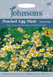 Poached Egg Plant Seeds 'Limnanthes' by Johnsons