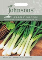 Spring Onion Seeds 'Tonda Musona' Alpina by Johnsons