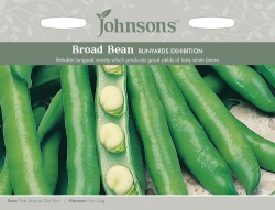 Broad Bean Seeds 'Bunyards Exhibition' by Johnsons