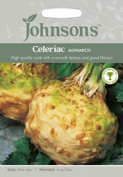 Celeriac Seeds Monarch by Johnsons