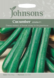 Cucumber Seeds Louisa F1 by Johnsons