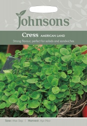 Cress 'American Land' Seeds by Johnsons