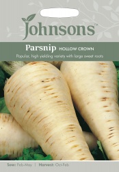 Parsnip Seeds Hollow Crown by Johnsons