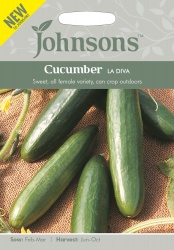 Cucumber Seeds La Diva by Johnsons