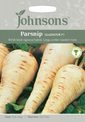 Parsnip Seeds Gladiator F1 by Johnsons