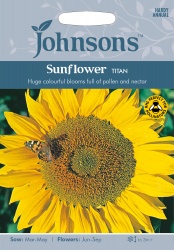 Sunflower 'Titan' Seeds by Johnsons