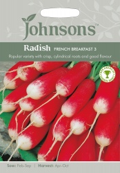 Radish Seeds 'French Breakfast' by Johnsons