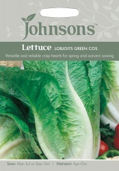 Lettuce Seeds 'Lobjoits Green Cos' by Johnsons