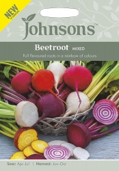 Beetroot Seeds Mixed Colours by Johnsons