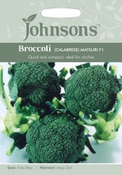 Broccoli Seeds Calabrese Matsuri F1 by Johnsons