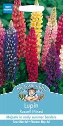 Lupin Seeds 'Russell Mixed' by Mr Fothergills