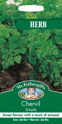 Chervil Seeds by Mr Fothergill's Herbs