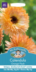 Calendula Seeds 'Orange Flash' by Mr Fothergill's