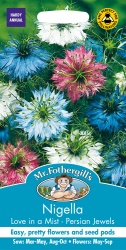 Nigella Seeds Persian Jewels by Mr Fothergill's