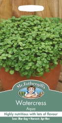 Watercress Seeds Aqua by Mr Fothergill's