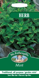 Mint Seeds Herb By Mr Fothergill's