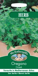 Oregano Seeds 'Greek' Herb by Mr Fothergill's