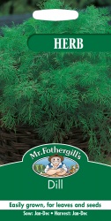 Dill Seeds Herb by Mr Fothergill's