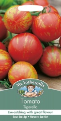 Tomato Seeds 'Tigerella' by Mr Fothergill's